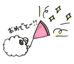 Sheep 's and ladybird . sticker #11118527