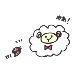 Sheep 's and ladybird . sticker #11118528