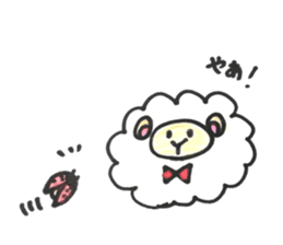 Sheep 's and ladybird . sticker #11118528