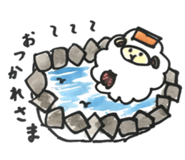 Sheep 's and ladybird . sticker #11118529