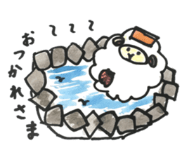 Sheep 's and ladybird . sticker #11118529