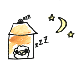 Sheep 's and ladybird . sticker #11118534