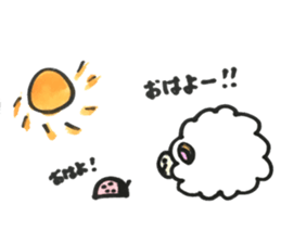 Sheep 's and ladybird . sticker #11118535