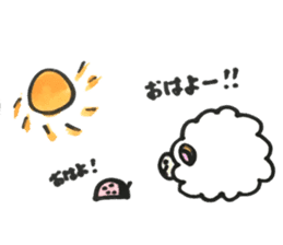 Sheep 's and ladybird . sticker #11118535
