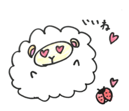 Sheep 's and ladybird . sticker #11118536