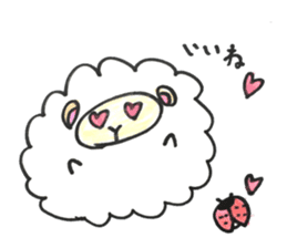 Sheep 's and ladybird . sticker #11118536