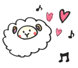 Sheep 's and ladybird . sticker #11118539