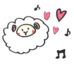 Sheep 's and ladybird . sticker #11118539