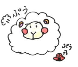 Sheep 's and ladybird . sticker #11118546