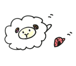 Sheep 's and ladybird . sticker #11118547