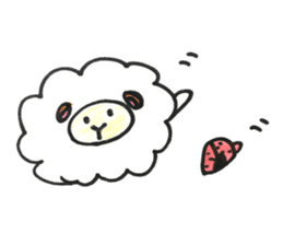 Sheep 's and ladybird . sticker #11118547