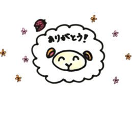 Sheep 's and ladybird . sticker #11118548