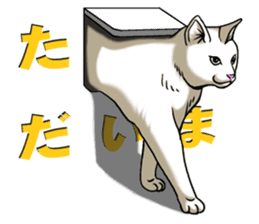 Mysterious hole and cats sticker #11118666