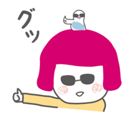 Budgerigar of Torikko sticker #11118905