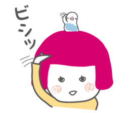 Budgerigar of Torikko sticker #11118906