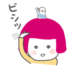 Budgerigar of Torikko sticker #11118906