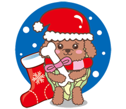 The fabulous world of red poodle- GuaGua sticker #11119112