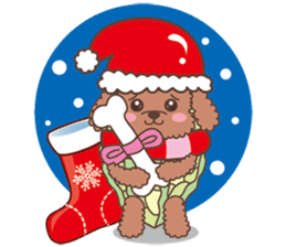 The fabulous world of red poodle- GuaGua sticker #11119112