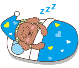 The fabulous world of red poodle- GuaGua sticker #11119115