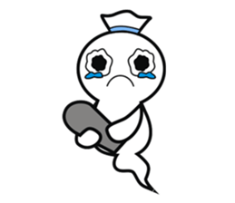 Poblu Is cute pocong sticker #11119233