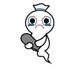 Poblu Is cute pocong sticker #11119233