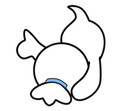 Poblu Is cute pocong sticker #11119238