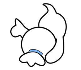 Poblu Is cute pocong sticker #11119238