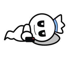 Poblu Is cute pocong sticker #11119242