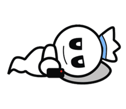 Poblu Is cute pocong sticker #11119242