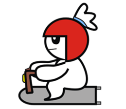 Poblu Is cute pocong sticker #11119243