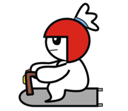 Poblu Is cute pocong sticker #11119243