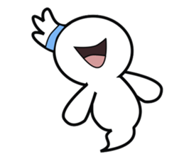 Poblu Is cute pocong sticker #11119246