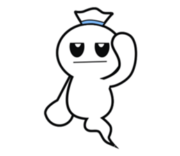 Poblu Is cute pocong sticker #11119250