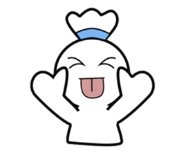 Poblu Is cute pocong sticker #11119252