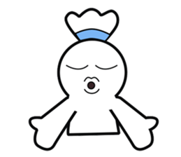 Poblu Is cute pocong sticker #11119255
