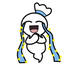 Poblu Is cute pocong sticker #11119258