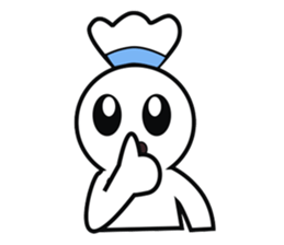 Poblu Is cute pocong sticker #11119259