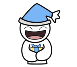 Poblu Is cute pocong sticker #11119263