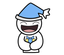 Poblu Is cute pocong sticker #11119263