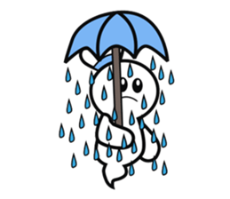 Poblu Is cute pocong sticker #11119265