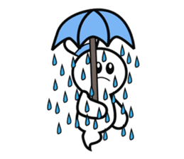 Poblu Is cute pocong sticker #11119265