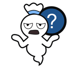 Poblu Is cute pocong sticker #11119266