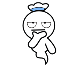 Poblu Is cute pocong sticker #11119267