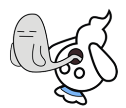 Poblu Is cute pocong sticker #11119270