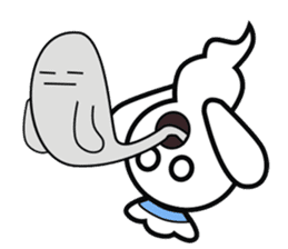 Poblu Is cute pocong sticker #11119270