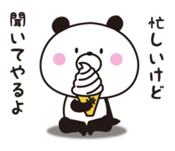 The panda I abuse loosely 2 sticker #11120052