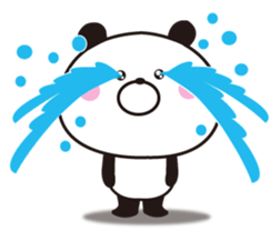 The panda I abuse loosely 2 sticker #11120060