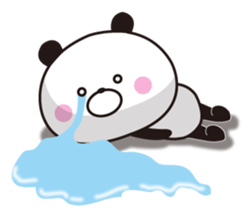 The panda I abuse loosely 2 sticker #11120071