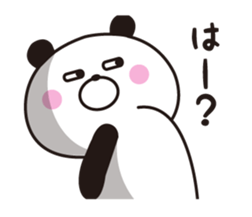 The panda I abuse loosely 2 sticker #11120076