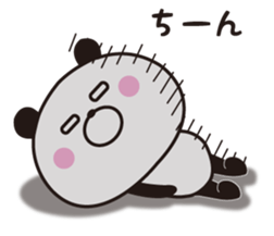 The panda I abuse loosely 2 sticker #11120083